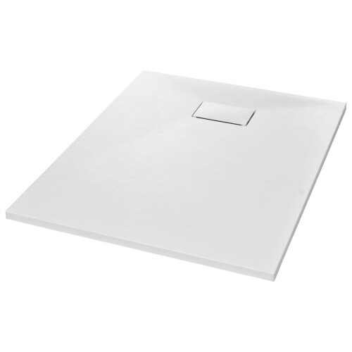 Berkfield Shower Base Tray SMC White 100x80 cm 1