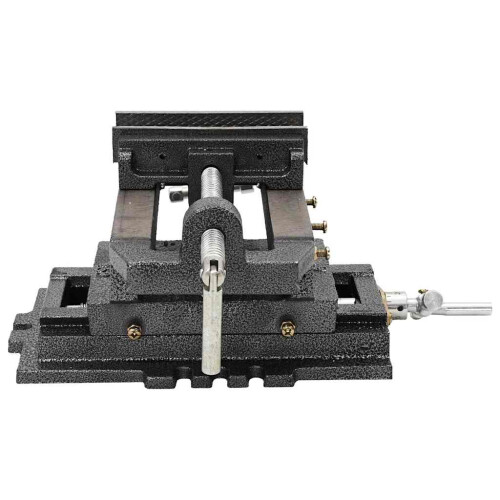Berkfield Manually Operated Cross Slide Drill Press Vice 150 mm 1