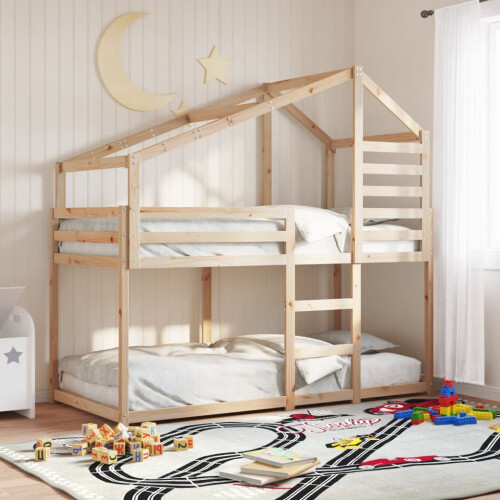 Berkfield Bunk Bed without Mattress 90x200 cm Solid Wood Pine