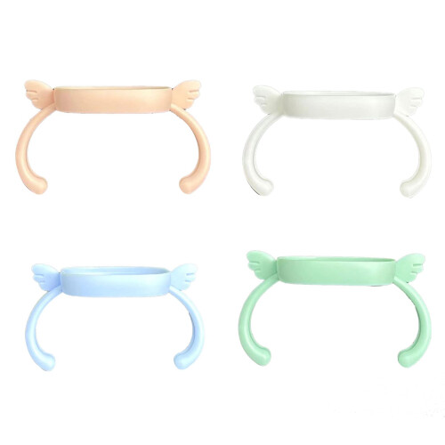 Baby Bottle Handle with Ergonomic Square Grip, Replaceable Design for Easy Feeding and Nursing Bottles 1