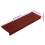 Berkfield Stair Mats Self-adhesive 5 pcs 65x21x4 cm Bordeaux Red Rectangular Edge 8