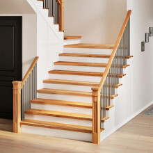 Berkfield Stair Treads 4 pcs Light Brown 110x30x2 cm Solid Wood Oak