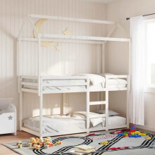 Berkfield Bunk Bed without Mattress White 80x200 cm Solid Wood Pine