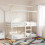 Berkfield Bunk Bed without Mattress White 80x200 cm Solid Wood Pine 1