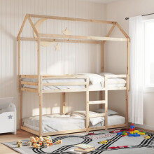 Berkfield Bunk Bed without Mattress 90x200 cm Solid Wood Pine
