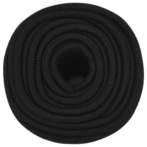Berkfield Work Rope Black 12 mm 250 m Polyester 2