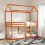 Berkfield Bunk Bed without Mattress Wax Brown 80x200 cm Solid Wood Pine 1