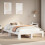 Berkfield Bed Frame without Mattress White 120x190 cm Small Double Solid Wood Pine 1