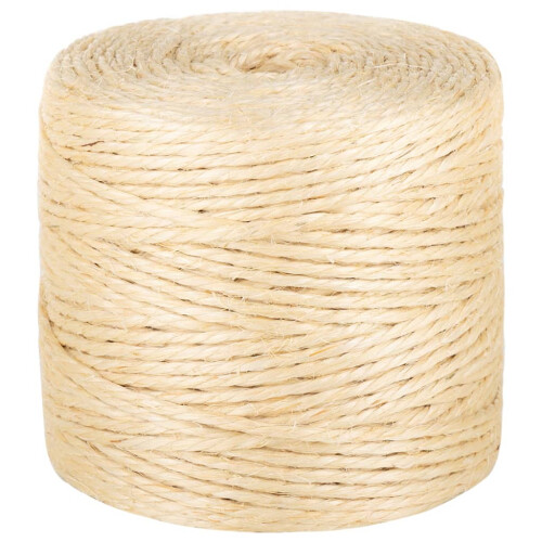 Berkfield Rope 100% Sisal 4 mm 50 m 1