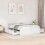 Berkfield Bed Frame without Mattress White 150x200 cm King Size Solid Wood Pine 1