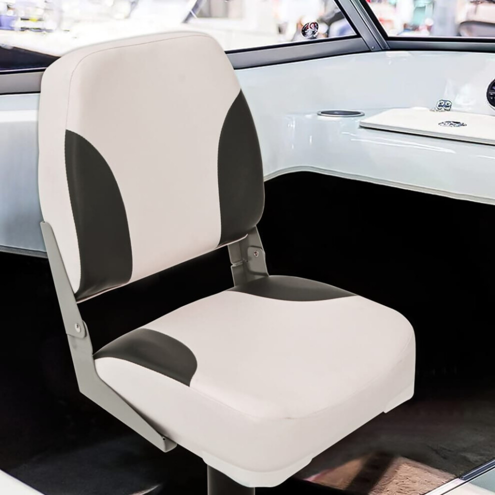 Berkfield Boat Seat With Pedestal Height Adjustable 360 Rotatable 4280086314383