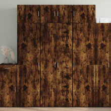 Berkfield Highboard Smoked Oak 70x42.5x185 cm Engineered Wood