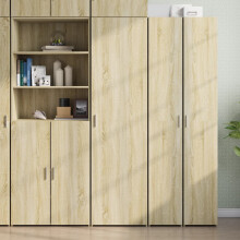 Berkfield Highboard Sonoma Oak 50x42.5x185 cm Engineered Wood