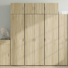 Berkfield Highboard Sonoma Oak 70x42.5x185 cm Engineered Wood