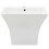 Berkfield Wall-mounted Basin Ceramic White 500x450x410 mm 3