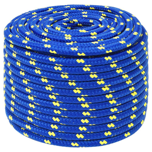 Berkfield Boat Rope Blue 14 mm 25 m Polypropylene 1