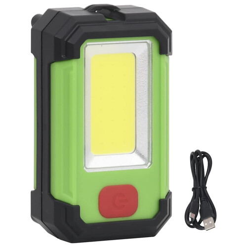 Berkfield Portable Solar Powered LED Spotlight 7 W Cold White 2