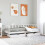 Berkfield Daybed with Drawers without Mattress White 80x200 cm Solid Wood 1