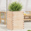 Berkfield Garden Planter 50x50x68.5 cm Solid Wood Pine 1