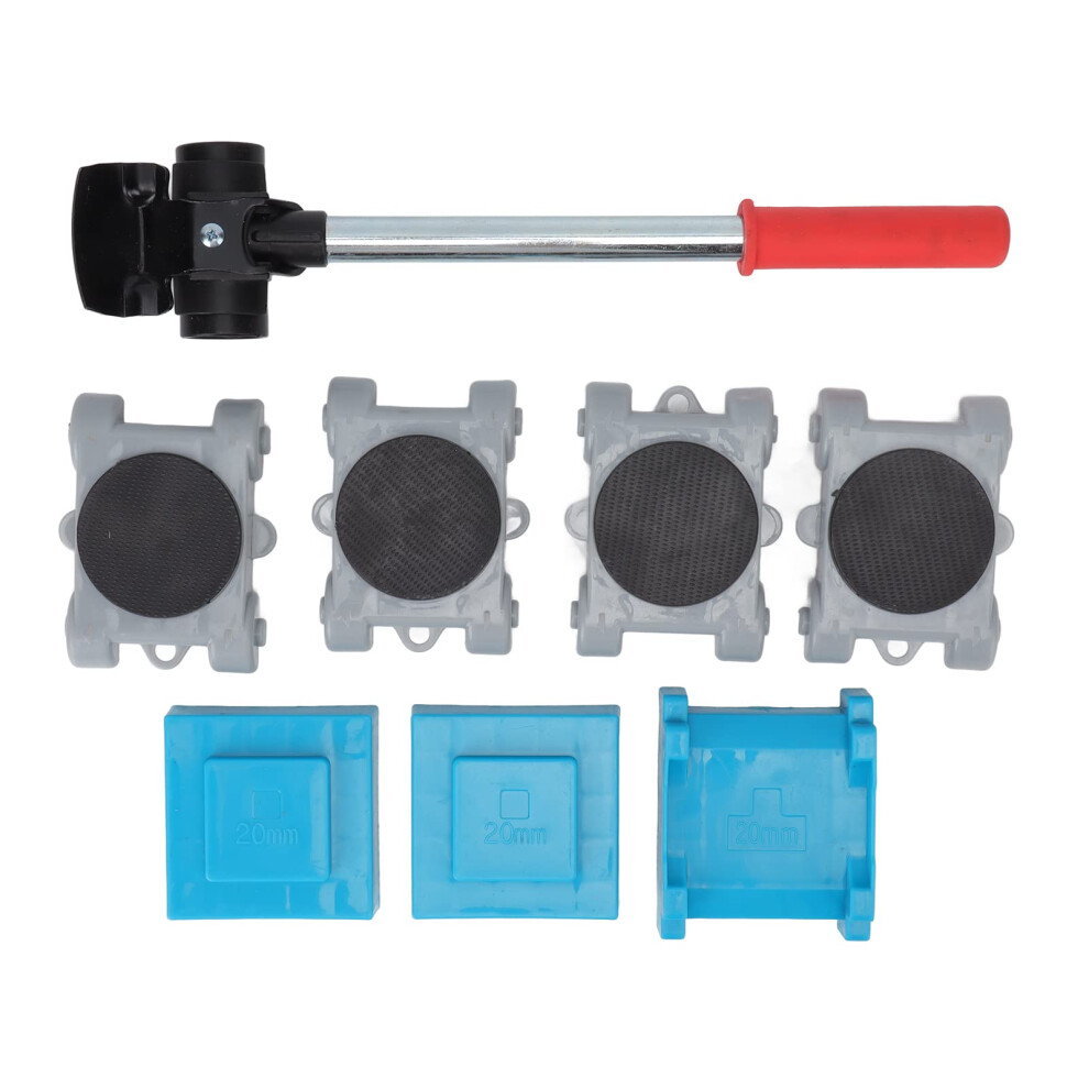 Furniture Lifter And Mover Kit With 360 Rotating Wheels, Easy Lifting Leverage, Heavy Load Capacity 9045646571157