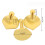 Golf Rubber Tees for Driving Range, Durable Black Practice Tees with Stable Support for Mats 4