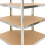 Berkfield 4-Layer Corner Shelf Silver Steel&Engineered Wood 8