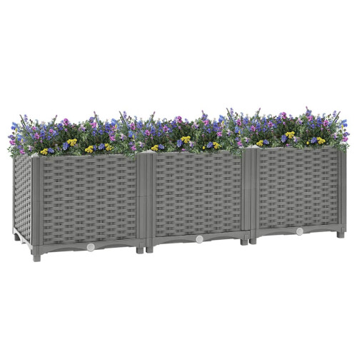 Berkfield Raised Bed 120x40x38 cm Polypropylene 1