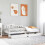 Berkfield Daybed with Drawers without Mattress White 80x200 cm Solid Wood 1