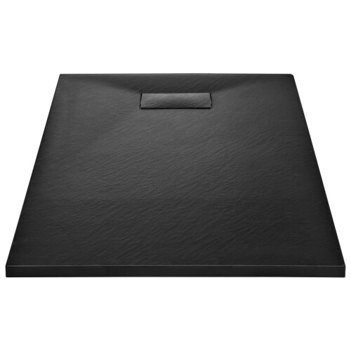Berkfield Shower Base Tray SMC Black 120x70 cm 2