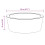 Berkfield Sink Grey ò40x15 cm Marble 8