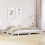 Berkfield Bed Frame without Mattress White 200x200 cm Solid Wood Pine 1