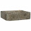 Berkfield Sink Grey 40x40x10 cm Marble 3