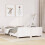 Berkfield Bed Frame without Mattress White 140x200 cm Solid Wood Pine 1