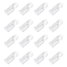Vertical Blind Wand Hook 4 Pack – Transparent Durable Replacement Parts for Smooth Wand Rotation