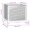 Berkfield Raised Bed 40x40x38 cm Polypropylene 7