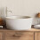 Berkfield Sink Cream ò40x15 cm Marble 3