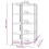 Berkfield 5-Layer Corner Shelf Blue Steel&Engineered Wood 9