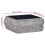Berkfield Sink Black 30x30x13 cm Marble 9