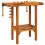 Berkfield Workbench with Vices 92x48x83 cm Solid Wood Acacia 5