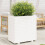 Berkfield Garden Planter White 70x40x72.5 cm Solid Wood Pine 1