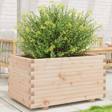 Berkfield Garden Planter 90x60x49.5 cm Solid Wood Pine