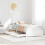 Berkfield Bed Frame without Mattress White 90x190 cm Single Solid Wood Pine 1