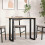Berkfield Dining Table O-Frame 100x50x75 cm Solid Wood Pine and Steel 1