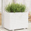 Berkfield Garden Planter White 90x60x72 cm Solid Wood Pine 1