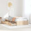 Berkfield Bed Frame without Mattress 75x190 cm Small Single Solid Wood Pine 1