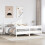 Berkfield Bed Frame without Mattress White 200x200 cm Solid Wood Pine 1