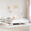 Berkfield Bed Frame without Mattress White 180x200 cm Super King Solid Wood Pine 1