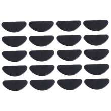 Silicone Nose Pads for Glasses Self Adhesive Black Anti Slip Soft Cushion Pads for Sunglasses 25 Pairs