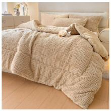Fluffy Plush Blanket 150x200cm Soft Thick Warm Comfort Breathable Double Sided Velvet for Bedroom and Sofa