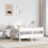 Berkfield Bed Frame without Mattress White 150x200 cm King Size Solid Wood Pine 1